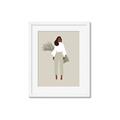 Picture of Palm Girl Fashion I _GroupedProduct_Rectangle_Portrait_Framed_Matted_