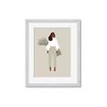 Picture of Palm Girl Fashion I _GroupedProduct_Rectangle_Portrait_Framed_Matted_