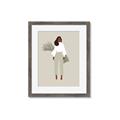 Picture of Palm Girl Fashion I _GroupedProduct_Rectangle_Portrait_Framed_Matted_