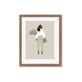 Picture of Palm Girl Fashion I _GroupedProduct_Rectangle_Portrait_Framed_Matted_
