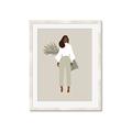 Picture of Palm Girl Fashion I _GroupedProduct_Rectangle_Portrait_Framed_Matted_