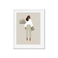 Picture of Palm Girl Fashion I _GroupedProduct_Rectangle_Portrait_Framed_Matted_