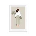 Picture of Palm Girl Fashion I _GroupedProduct_Rectangle_Portrait_Framed_Matted_