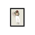 Picture of Palm Girl Fashion II  _GroupedProduct_Rectangle_Portrait_Framed_Matted_