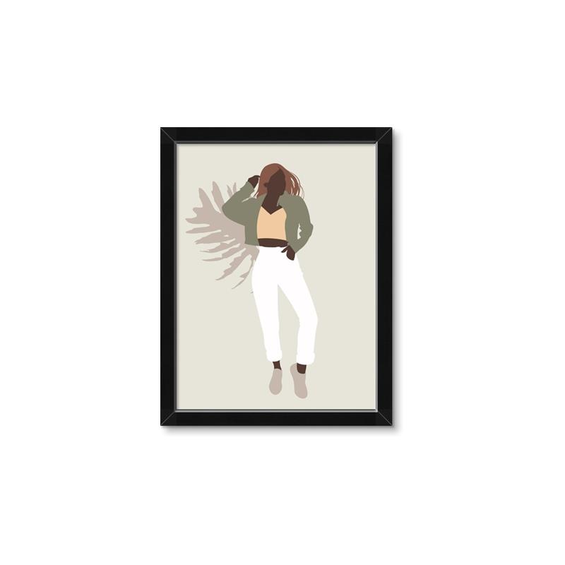 Picture of Palm Girl Fashion II  _GroupedProduct_Rectangle_Portrait_Framed_Matted_