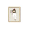 Picture of Palm Girl Fashion II  _GroupedProduct_Rectangle_Portrait_Framed_Matted_