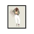 Picture of Palm Girl Fashion II  _GroupedProduct_Rectangle_Portrait_Framed_Matted_