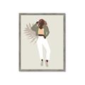 Picture of Palm Girl Fashion II  _GroupedProduct_Rectangle_Portrait_Framed_Matted_