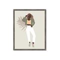 Picture of Palm Girl Fashion II  _GroupedProduct_Rectangle_Portrait_Framed_Matted_