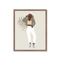 Picture of Palm Girl Fashion II  _GroupedProduct_Rectangle_Portrait_Framed_Matted_