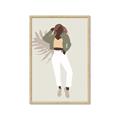 Picture of Palm Girl Fashion II  _GroupedProduct_Rectangle_Portrait_Framed_Matted_
