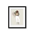 Picture of Palm Girl Fashion II  _GroupedProduct_Rectangle_Portrait_Framed_Matted_