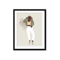 Picture of Palm Girl Fashion II  _GroupedProduct_Rectangle_Portrait_Framed_Matted_