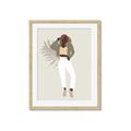 Picture of Palm Girl Fashion II  _GroupedProduct_Rectangle_Portrait_Framed_Matted_