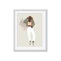 Picture of Palm Girl Fashion II  _GroupedProduct_Rectangle_Portrait_Framed_Matted_