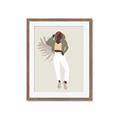 Picture of Palm Girl Fashion II  _GroupedProduct_Rectangle_Portrait_Framed_Matted_