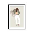 Picture of Palm Girl Fashion II  _GroupedProduct_Rectangle_Portrait_Framed_Matted_