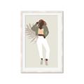 Picture of Palm Girl Fashion II  _GroupedProduct_Rectangle_Portrait_Framed_Matted_