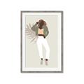 Picture of Palm Girl Fashion II  _GroupedProduct_Rectangle_Portrait_Framed_Matted_