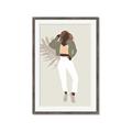 Picture of Palm Girl Fashion II  _GroupedProduct_Rectangle_Portrait_Framed_Matted_
