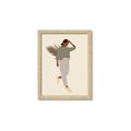 Picture of Palm Girl Fashion III _GroupedProduct_Rectangle_Portrait_Framed_Matted_