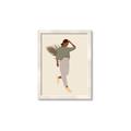 Picture of Palm Girl Fashion III _GroupedProduct_Rectangle_Portrait_Framed_Matted_