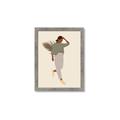Picture of Palm Girl Fashion III _GroupedProduct_Rectangle_Portrait_Framed_Matted_
