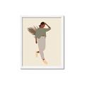 Picture of Palm Girl Fashion III _GroupedProduct_Rectangle_Portrait_Framed_Matted_