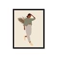 Picture of Palm Girl Fashion III _GroupedProduct_Rectangle_Portrait_Framed_Matted_