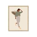 Picture of Palm Girl Fashion III _GroupedProduct_Rectangle_Portrait_Framed_Matted_