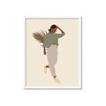 Picture of Palm Girl Fashion III _GroupedProduct_Rectangle_Portrait_Framed_Matted_