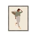 Picture of Palm Girl Fashion III _GroupedProduct_Rectangle_Portrait_Framed_Matted_
