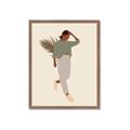 Picture of Palm Girl Fashion III _GroupedProduct_Rectangle_Portrait_Framed_Matted_