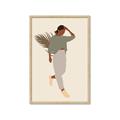 Picture of Palm Girl Fashion III _GroupedProduct_Rectangle_Portrait_Framed_Matted_