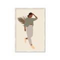 Picture of Palm Girl Fashion III _GroupedProduct_Rectangle_Portrait_Framed_Matted_