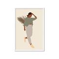 Picture of Palm Girl Fashion III _GroupedProduct_Rectangle_Portrait_Framed_Matted_