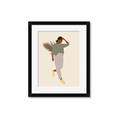 Picture of Palm Girl Fashion III _GroupedProduct_Rectangle_Portrait_Framed_Matted_