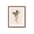 Picture of Palm Girl Fashion III _GroupedProduct_Rectangle_Portrait_Framed_Matted_