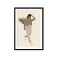 Picture of Palm Girl Fashion III _GroupedProduct_Rectangle_Portrait_Framed_Matted_