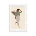 Picture of Palm Girl Fashion III _GroupedProduct_Rectangle_Portrait_Framed_Matted_