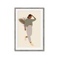 Picture of Palm Girl Fashion III _GroupedProduct_Rectangle_Portrait_Framed_Matted_