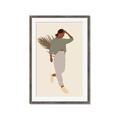 Picture of Palm Girl Fashion III _GroupedProduct_Rectangle_Portrait_Framed_Matted_