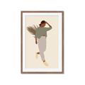 Picture of Palm Girl Fashion III _GroupedProduct_Rectangle_Portrait_Framed_Matted_