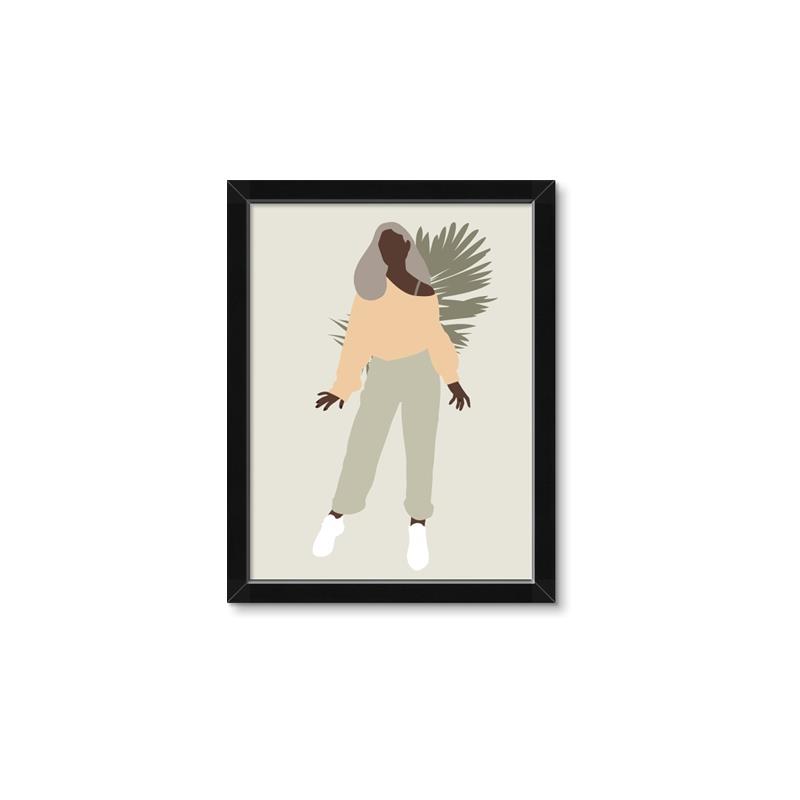 Picture of Palm Girl Fashion IV _GroupedProduct_Rectangle_Portrait_Framed_Matted_