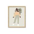 Picture of Palm Girl Fashion IV _GroupedProduct_Rectangle_Portrait_Framed_Matted_