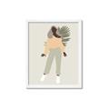Picture of Palm Girl Fashion IV _GroupedProduct_Rectangle_Portrait_Framed_Matted_