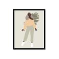 Picture of Palm Girl Fashion IV _GroupedProduct_Rectangle_Portrait_Framed_Matted_