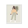 Picture of Palm Girl Fashion IV _GroupedProduct_Rectangle_Portrait_Framed_Matted_