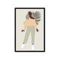 Picture of Palm Girl Fashion IV _GroupedProduct_Rectangle_Portrait_Framed_Matted_