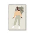 Picture of Palm Girl Fashion IV _GroupedProduct_Rectangle_Portrait_Framed_Matted_